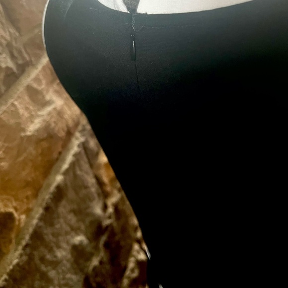 Eloquii Black Dress with White Accents -14 - Picture 5 of 7